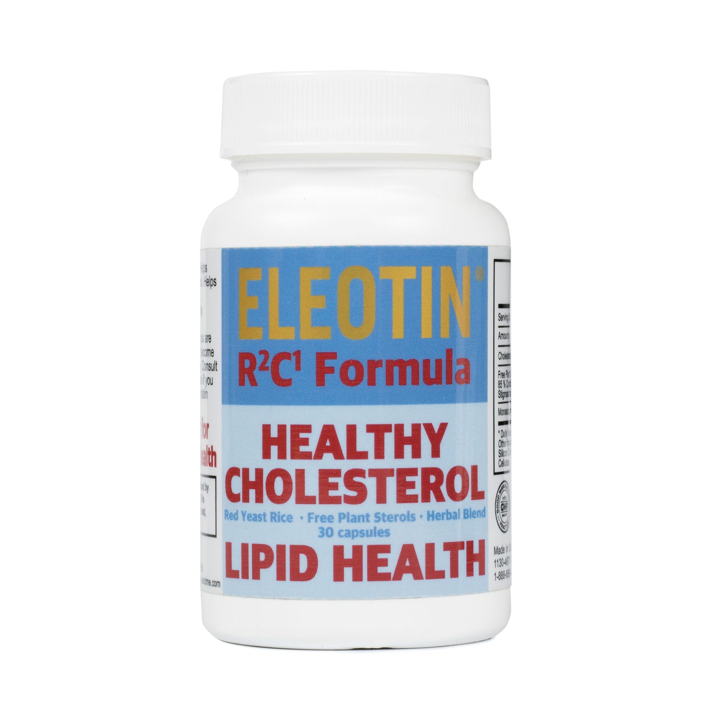 Eleotin R-squared C1 Formula（R²天然降膽膠囊）(30)
